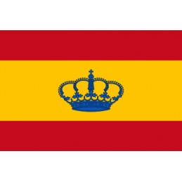 Bandera España con Corona...